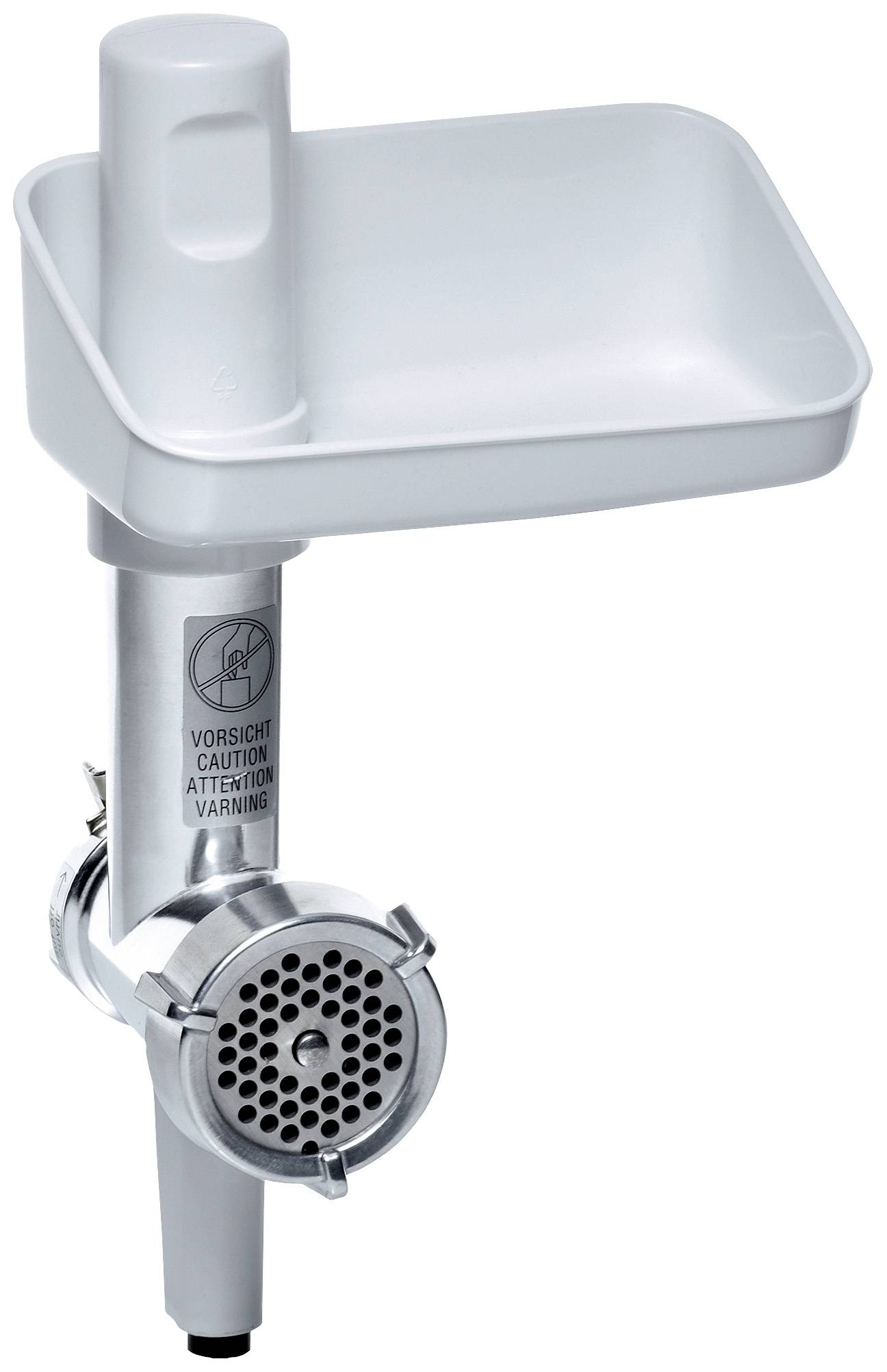 М'ясорубка Bosch Haushalt MUZ5FW1, метал, біла