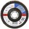 Tarcza szlifierska Bosch, model X431, do obróbki metalu. Specyfikacje: P60, 125 x 22,23 mm, maks. 12250 obr./min, EN 13743.