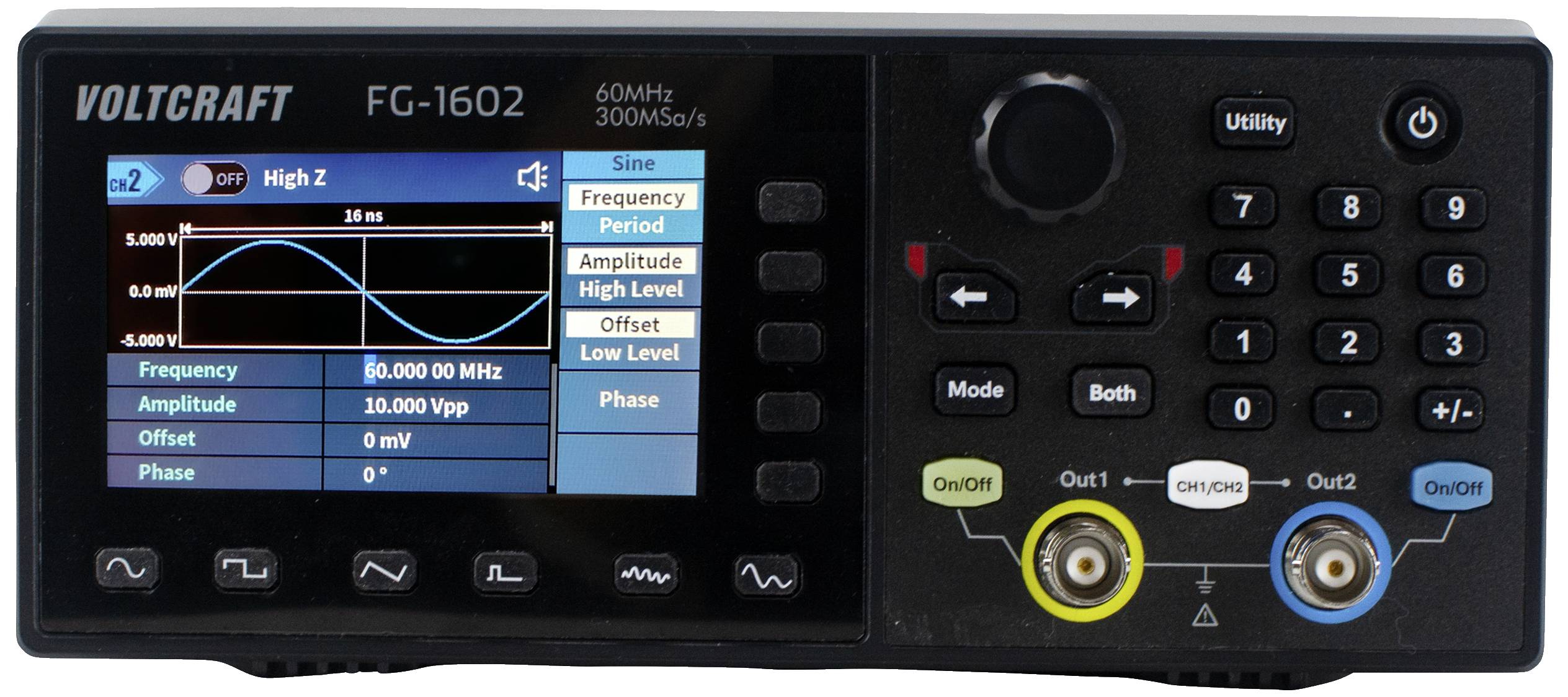 Генератор функцій VOLTCRAFT FG-1602