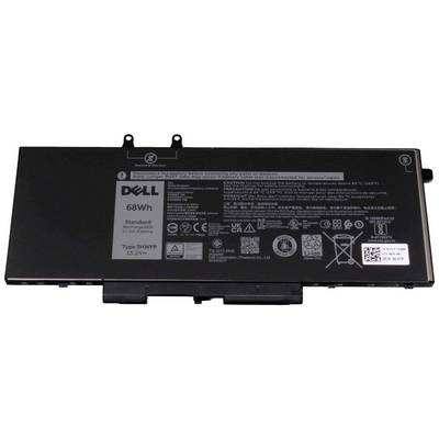 Bateria do laptopa z logo Dell, specyfikacje: 68Wh, 15,2V, numer modelu 3HWPP. Zawiera informacje dotyczące utylizacji i bezpieczeństwa.