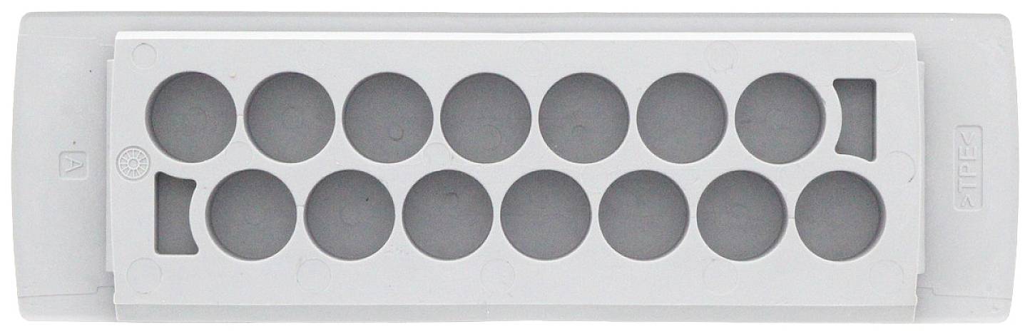 Biała tekturowa taca na dwanaście jaj.