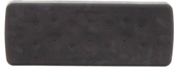 Czarne prostokątne gumowe pedał do robota tanecznego, równomiernie rozłożony, bez widocznych oznaczeń lub tekstu.