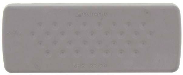 Szary elektroniczny element składowy z wieloma punktami stykowymi. Widoczny napis 'Ziemer'.