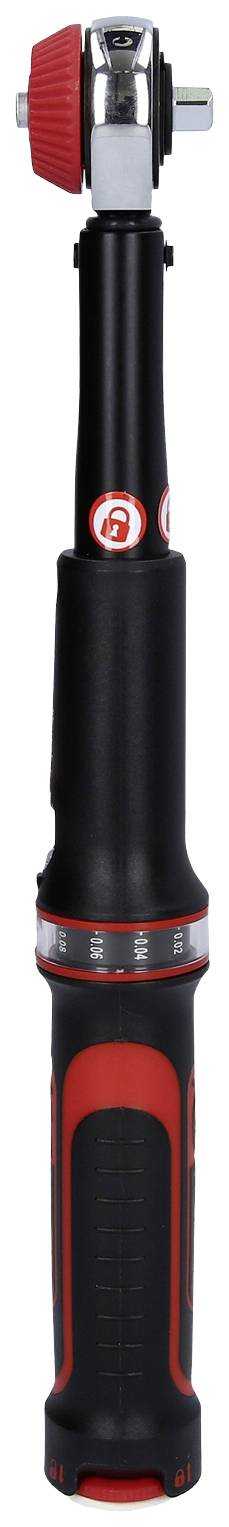 Wkrętarka akumulatorowa w czerwono-czarnym designie, odpowiednia do różnorodnych prac śrubowych. Kompaktowa, ergonomiczna obudowa zapewniająca łatwą obsługę.