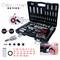 Zestaw kluczy nasadowych z serii 'Evolution' w walizce, prezentujący różne rozmiary nasadek oraz grzechotkę z 72 zębami dla zwiększonej precyzji.