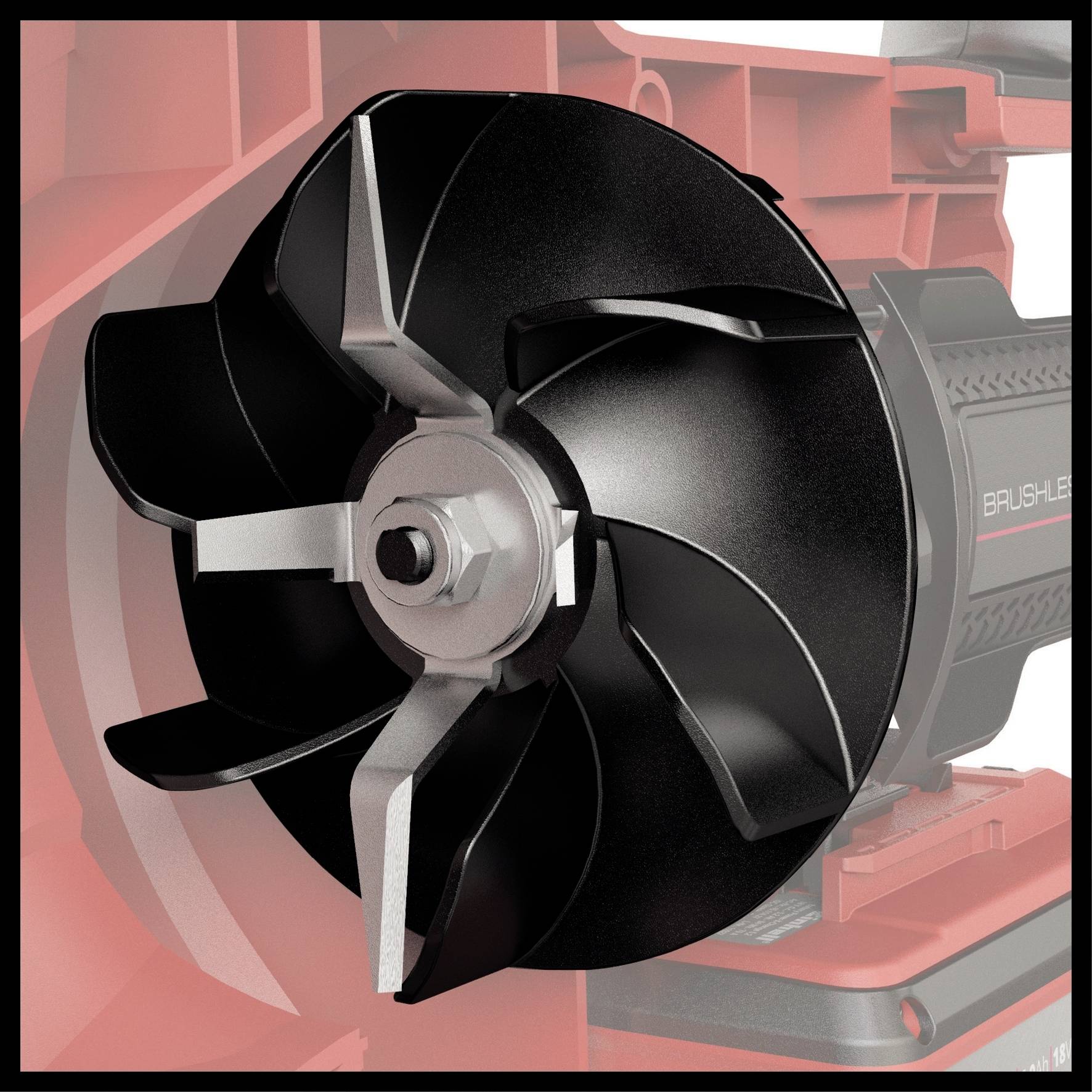 Бездротовий пилосос для листя Einhell 3433625 Power X-Change VENTURRO 18/210 з ремінцем, м'яка рукоятка, без акумулятора, без заря