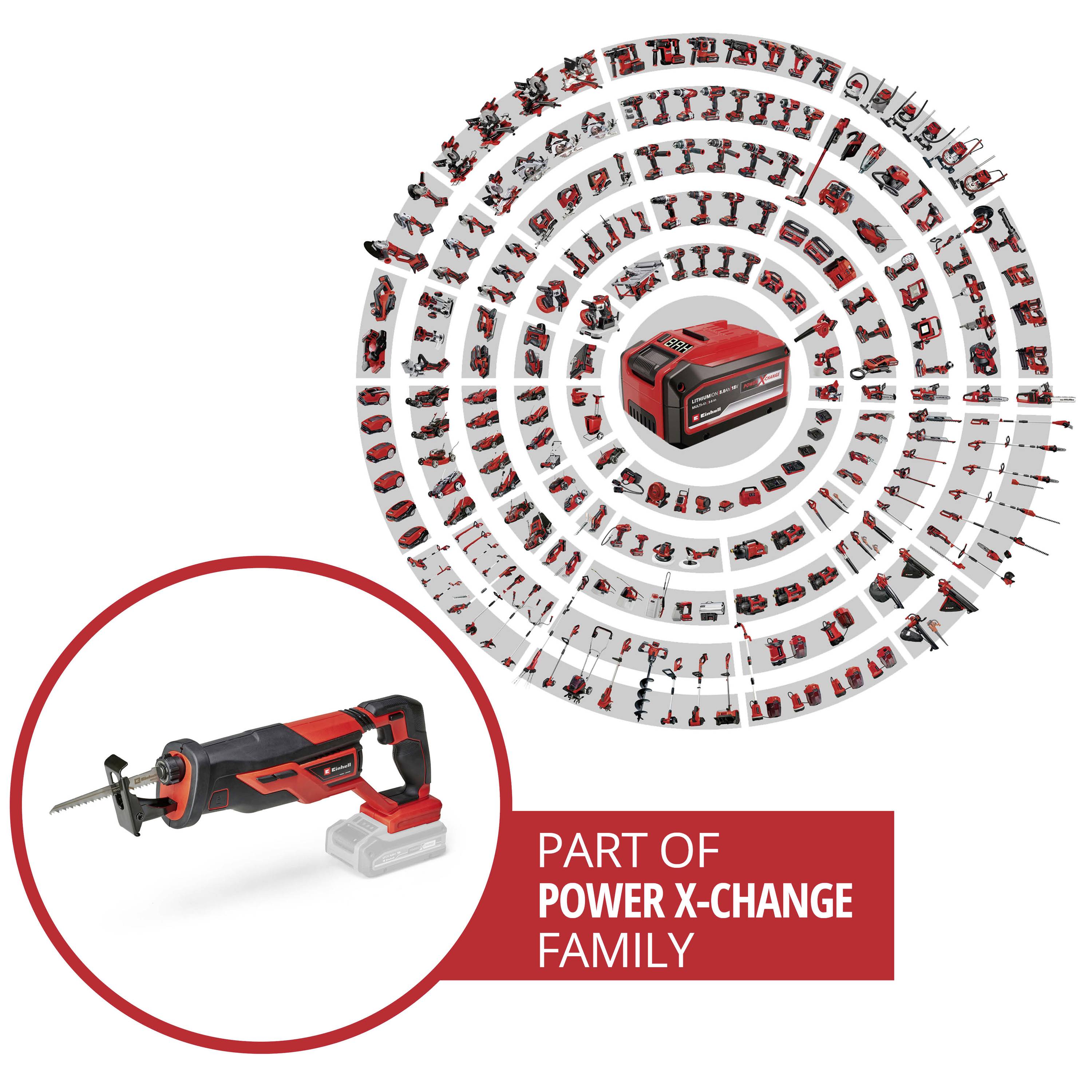 Einhell Power X-Change TE-AP 18/26 Li - Solo Акумуляторна багатофункціональна пилка 4326290 без акумулятора, без зарядного пристро