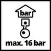 „Maks. 16 bar