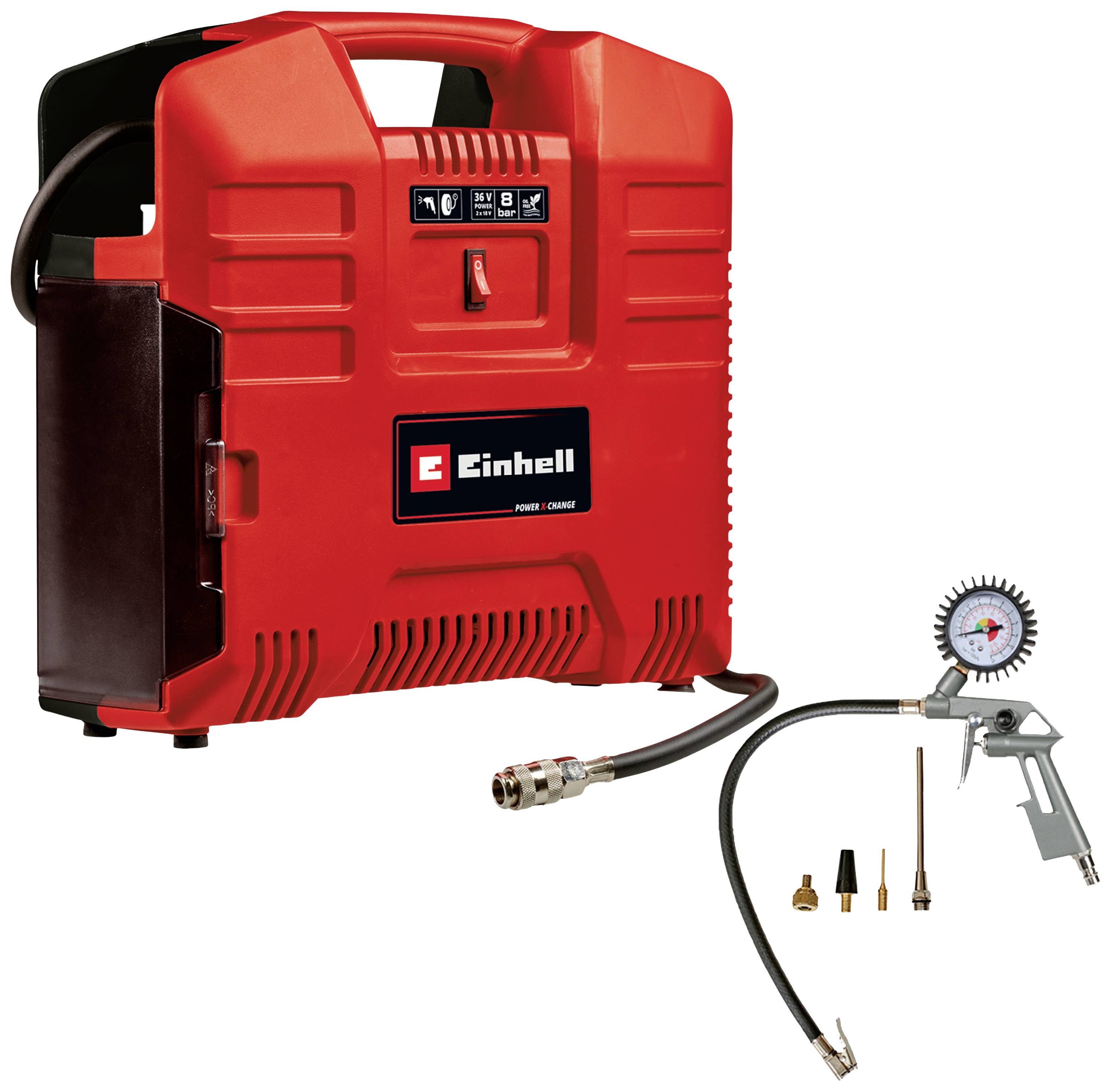 Компрессор Einhell 4020440 Power X-Change TE-AC 36/8 Li OF 8 бар
