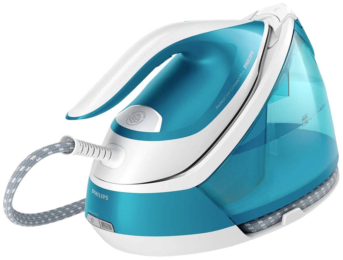 Philips Home PerfectCare Compact Plus GC7920/20 Парова станція 2400 Вт Світло-блакитний, Білий