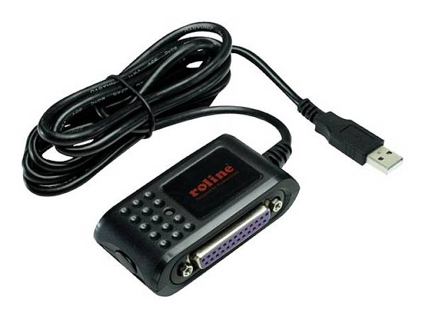 adapter USB, port równoległy, port szeregowy Roline 12.02.1017, 1.80 m