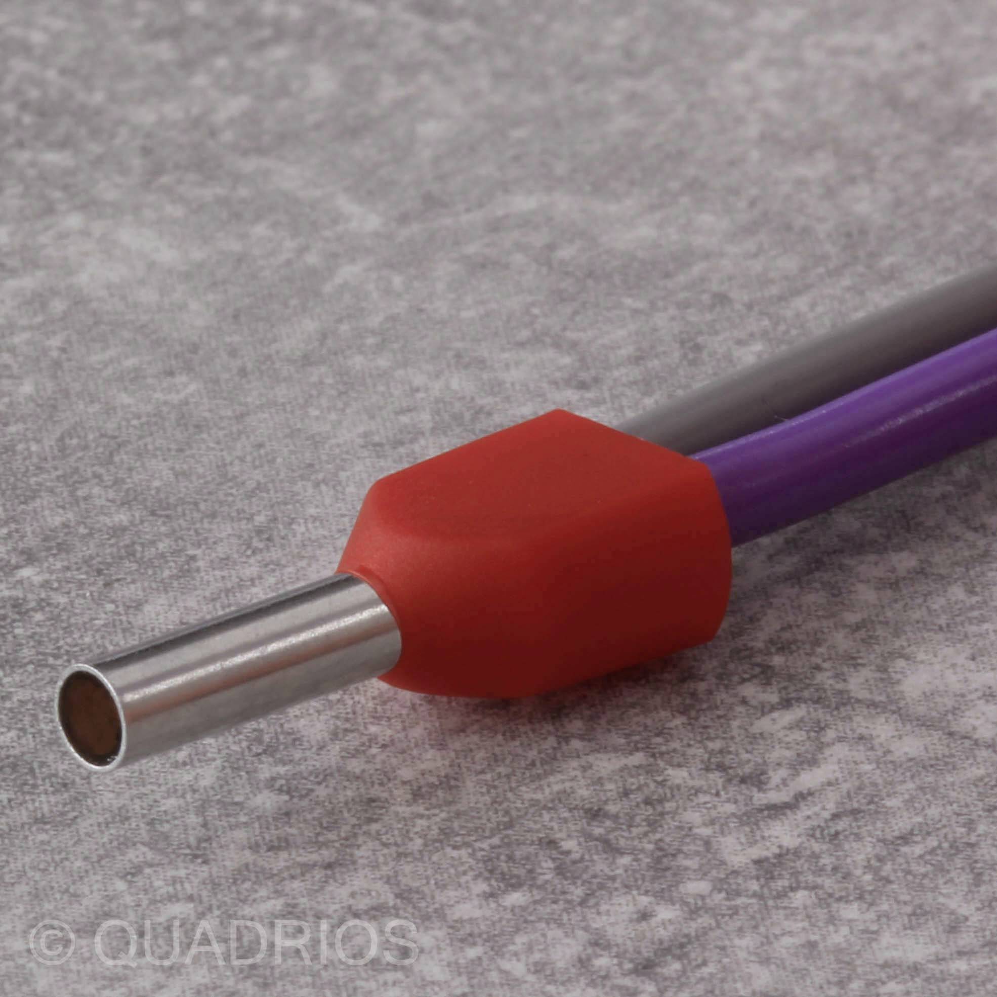 Quadrios 22C439 Двойная клемма 22C439, частично изолированная, 6 мм², 1 комплект