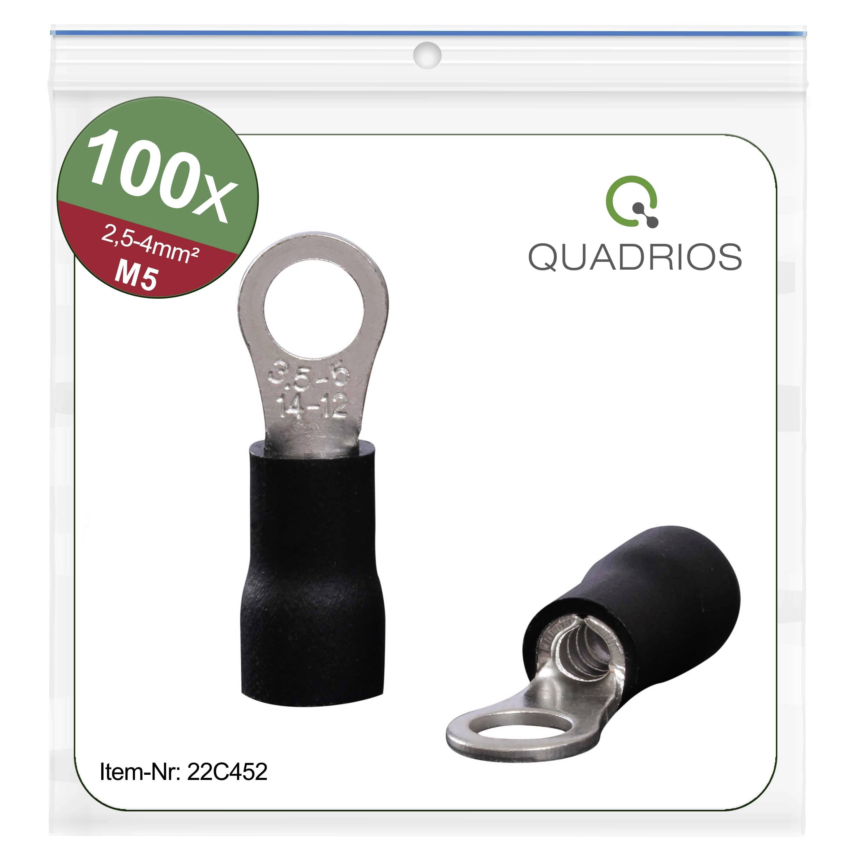 Quadrios 22C452 Końcówka oczkowa 1 zest.