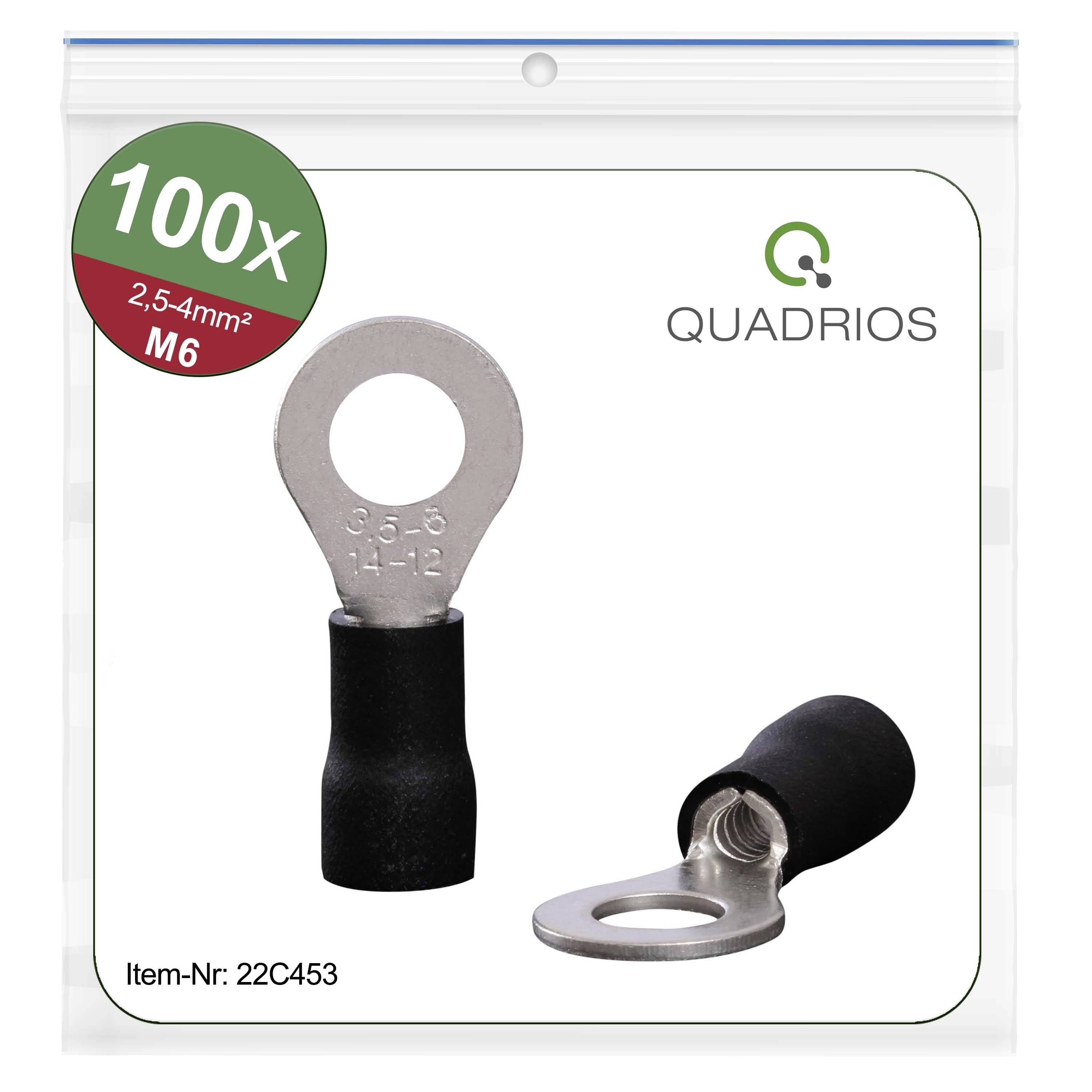 Quadrios 22C453 Końcówka oczkowa 1 zest.