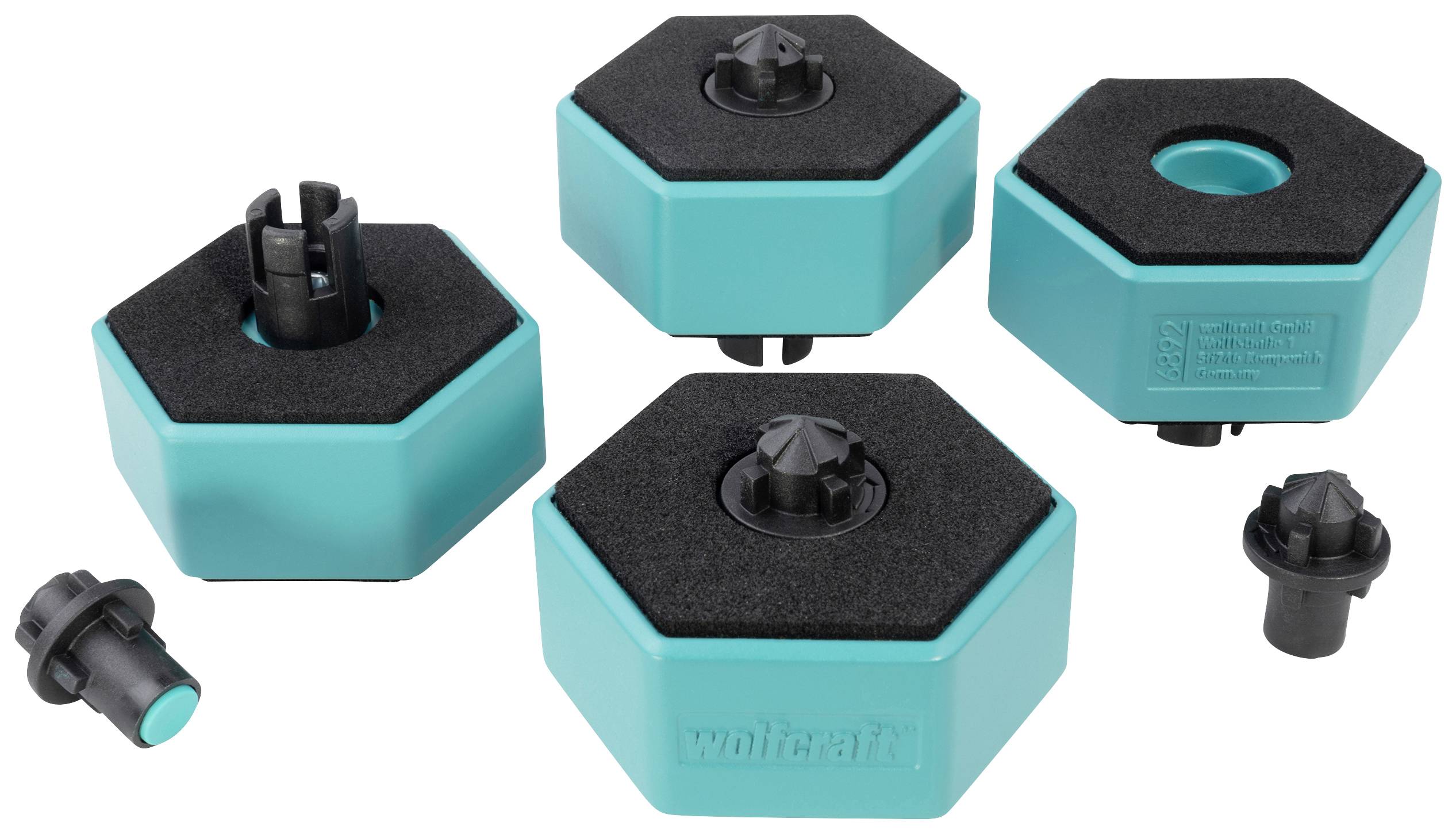 4 багатофункціональні опори для заготовок Wolfcraft 6892000