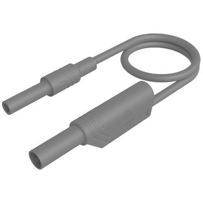 Szary, elektroniczny kabel z wtyczką na każdym końcu. Posiada pętlę i służy do połączenia elektrycznego.