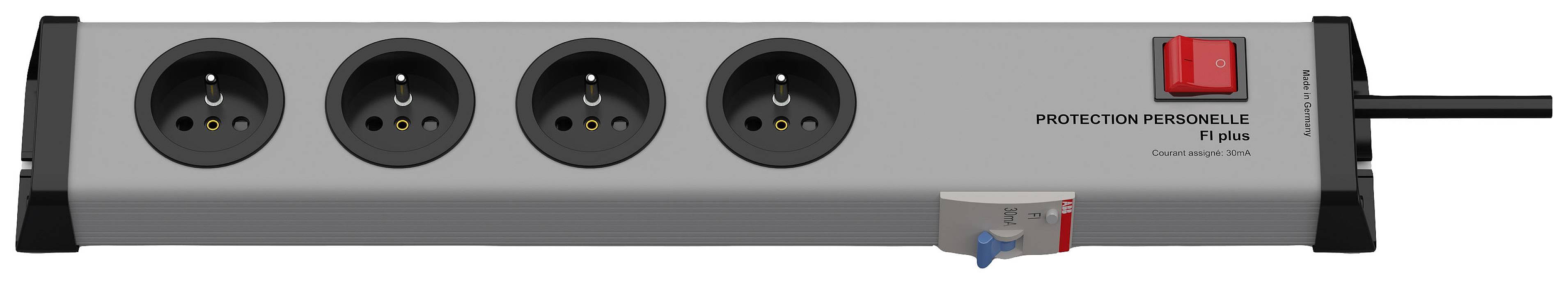 Подовжувач з вимикачем Ehmann 0250x02042301 Кількість розеток: 4