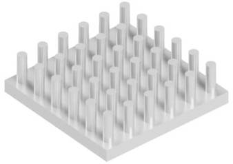 Радіатор Fischer Elektronik 10133745 ICKS 22 x 22 x 6,5 контактів (Д x Ш x В) 22 x 22 x 6,5 мм