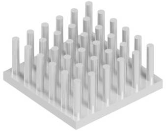 Радіатор Fischer Elektronik 10127689 ICKS 22 x 22 x 10-контактний (Д x Ш x В) 22 x 22 x 10 мм