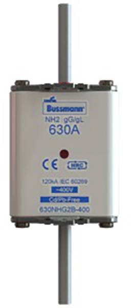Запобіжник Eaton 630NHG2B-400 NH Розмір запобіжника = 2 630 A 400 V 3 шт.