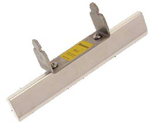 Metalowa oprawa z dwoma pionowo umieszczonymi otworami mocującymi, odpowiednia do zastosowań elektrycznych.