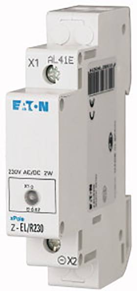 Einzelleuchte, 230AC/DC, rot Eaton Y7-284921