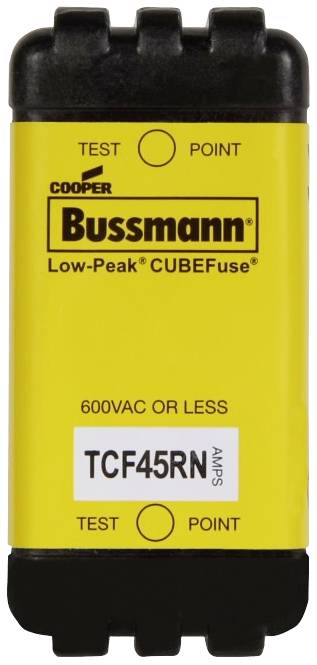 Запобіжник Eaton TCF45RN, 1-фазний, 1-точковий, 45 A 600 V, 1 шт.