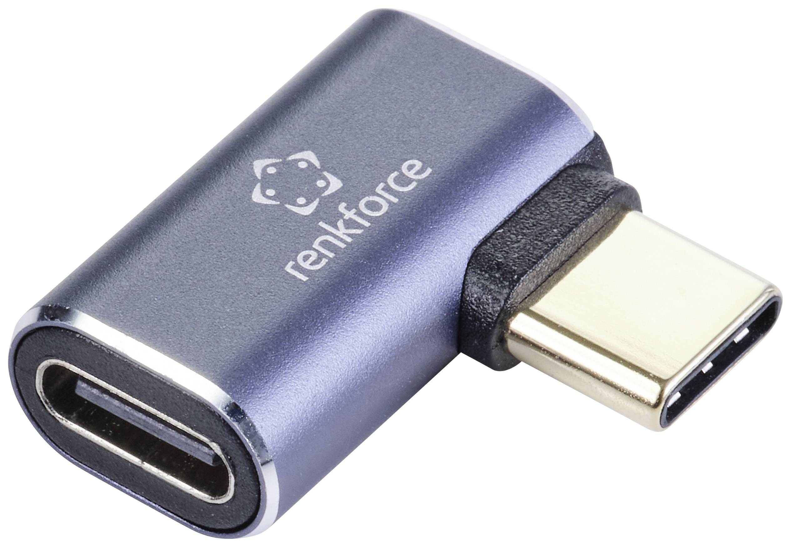 Czarny adapter USB-C z gniazdem standardowego USB po jednej stronie i złączem USB-C po drugiej stronie.