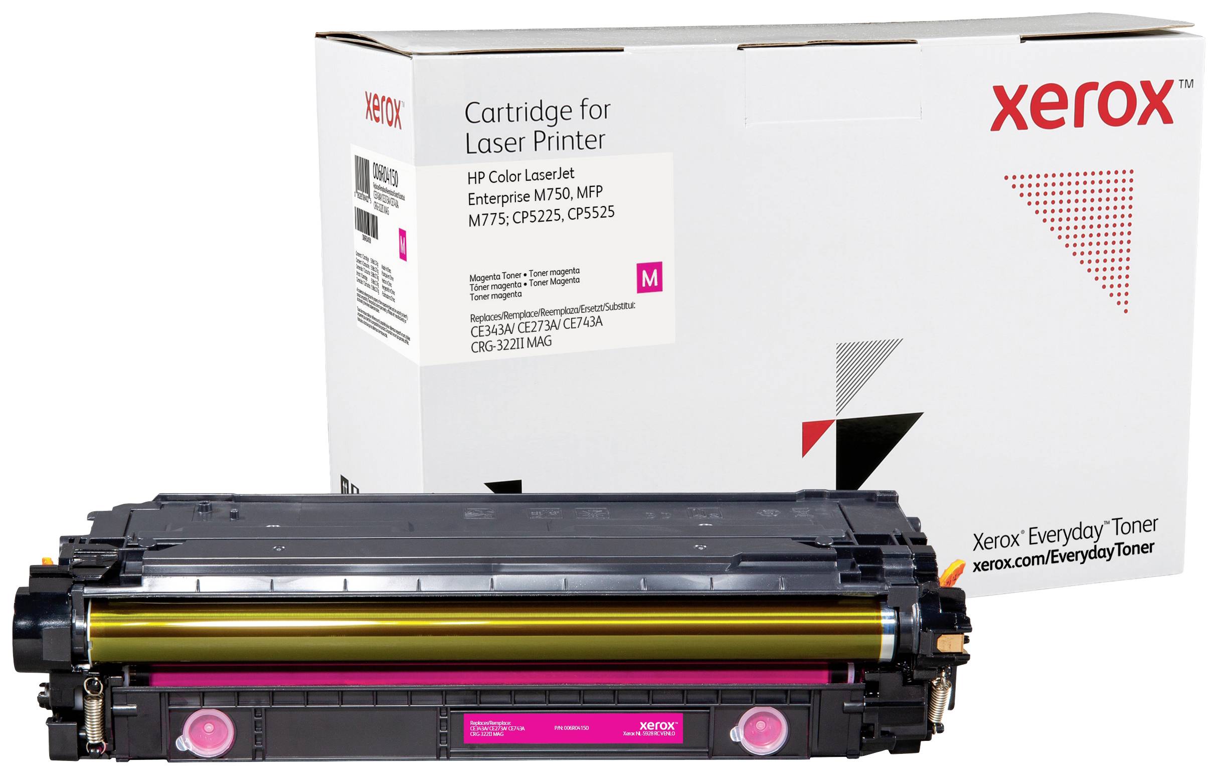 Замінний тонер Xerox HP 651A/ 650A/ 307A (CE343A/CE273A/CE743A) Magenta 16000 сторінок щодня 006R04150