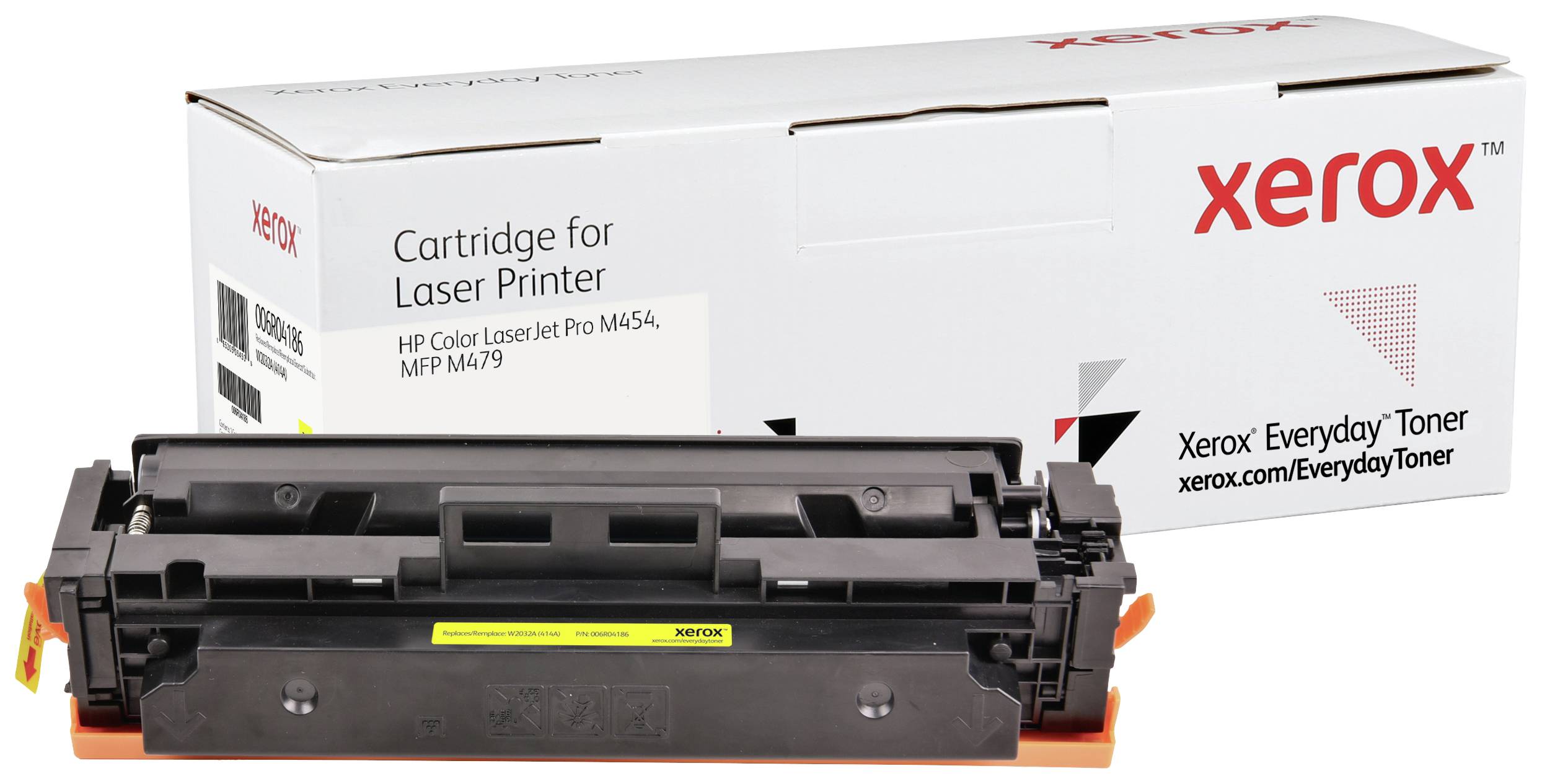 Тонер-картридж Xerox HP 415A (W2032A) жовтий, 2100 сторінок щодня, 006R04186