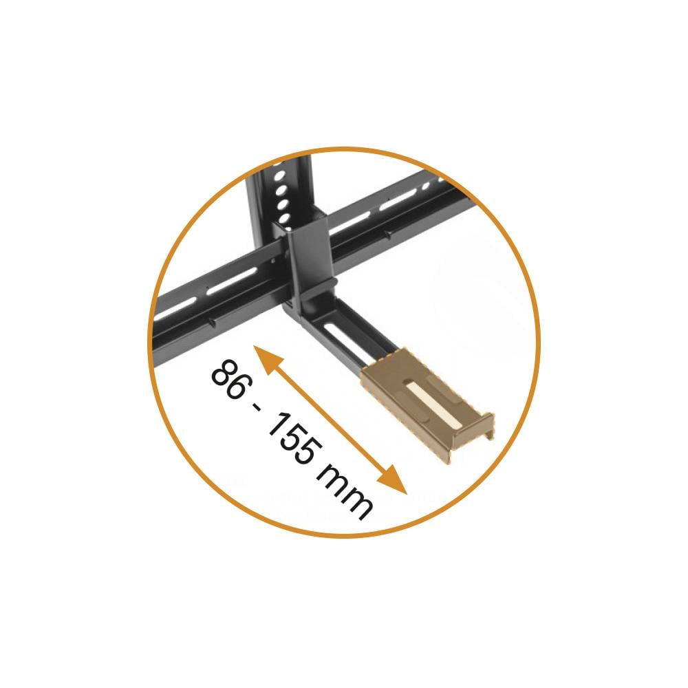 Uchwyt do głośnika Soundbar My Wall HZ 31 L HZ 31 L, Sztywny, 15 kg, czarny, 1 szt.-7