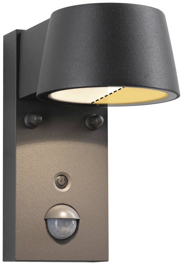 Zewnętrzna lampa ścienna Paulmann Capea 2200K-3000K PIR 94714 6 W 450 lm IP44