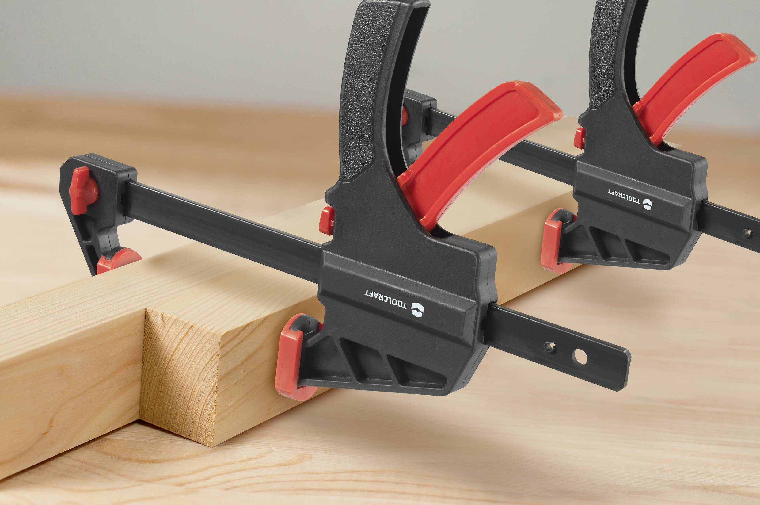 Комплект для складання TOOLCRAFT TO-7870761, Одноручний затискач, комплект з 4 шт. (15 см та 30 см), 450 Н