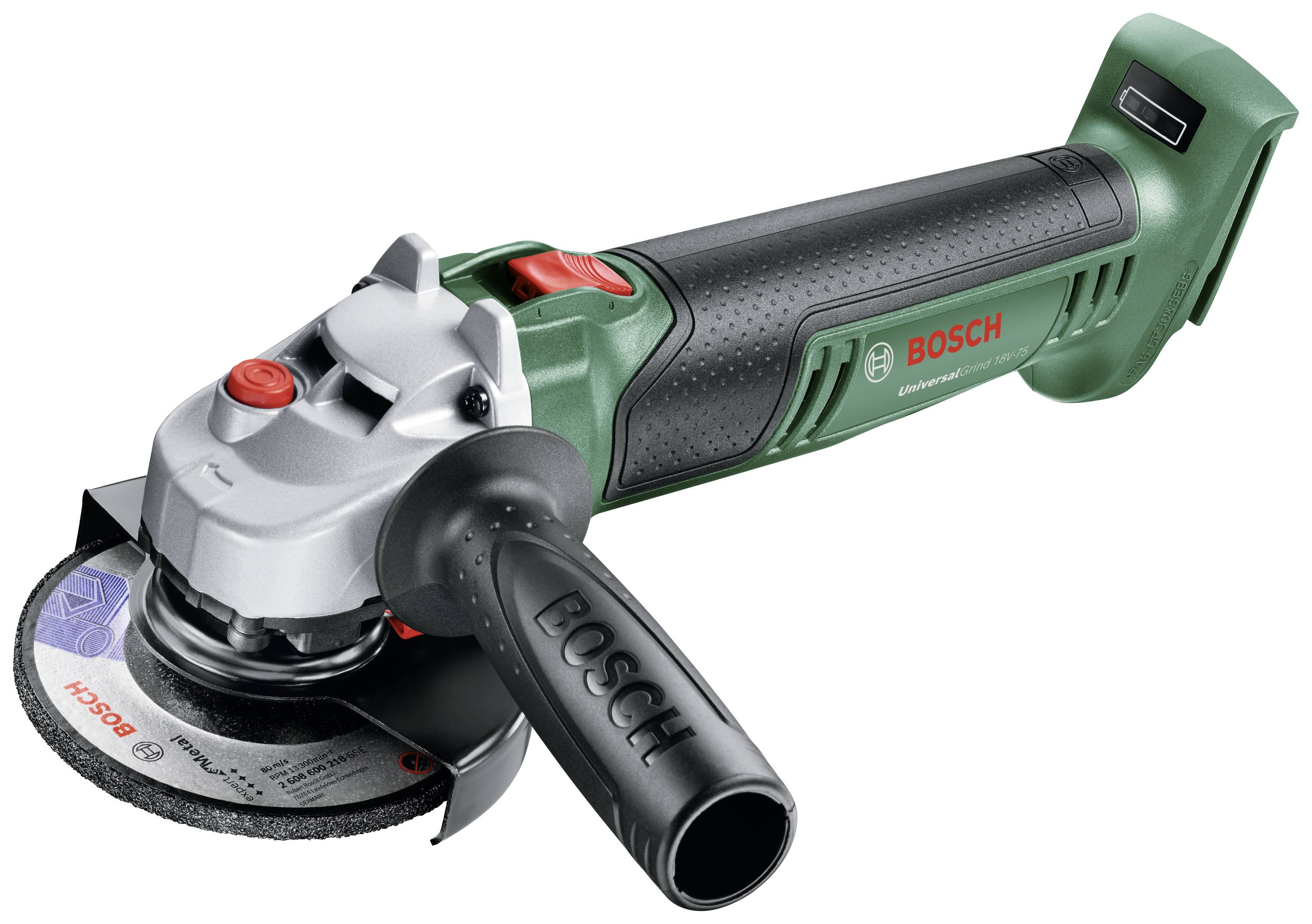 Akumulatorowa szlifierka kątowa Bosch Home and Garden UniversalGrind 18V-75 06033E5001