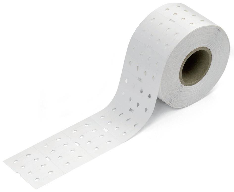 Rolka papieru toaletowego z perforowanymi listkami, które można łatwo odrywać.