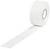Rolka perforowanego białego papieru etykietowego, rozwijana jednostronnie, przeznaczona do drukarek lub urządzeń etykietujących.