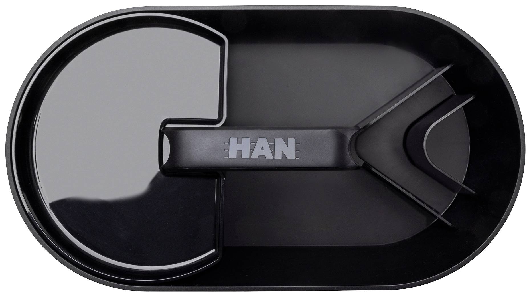 Органайзер для столу HAN LOFT 1200-13 чорний Кількість відділень: 4