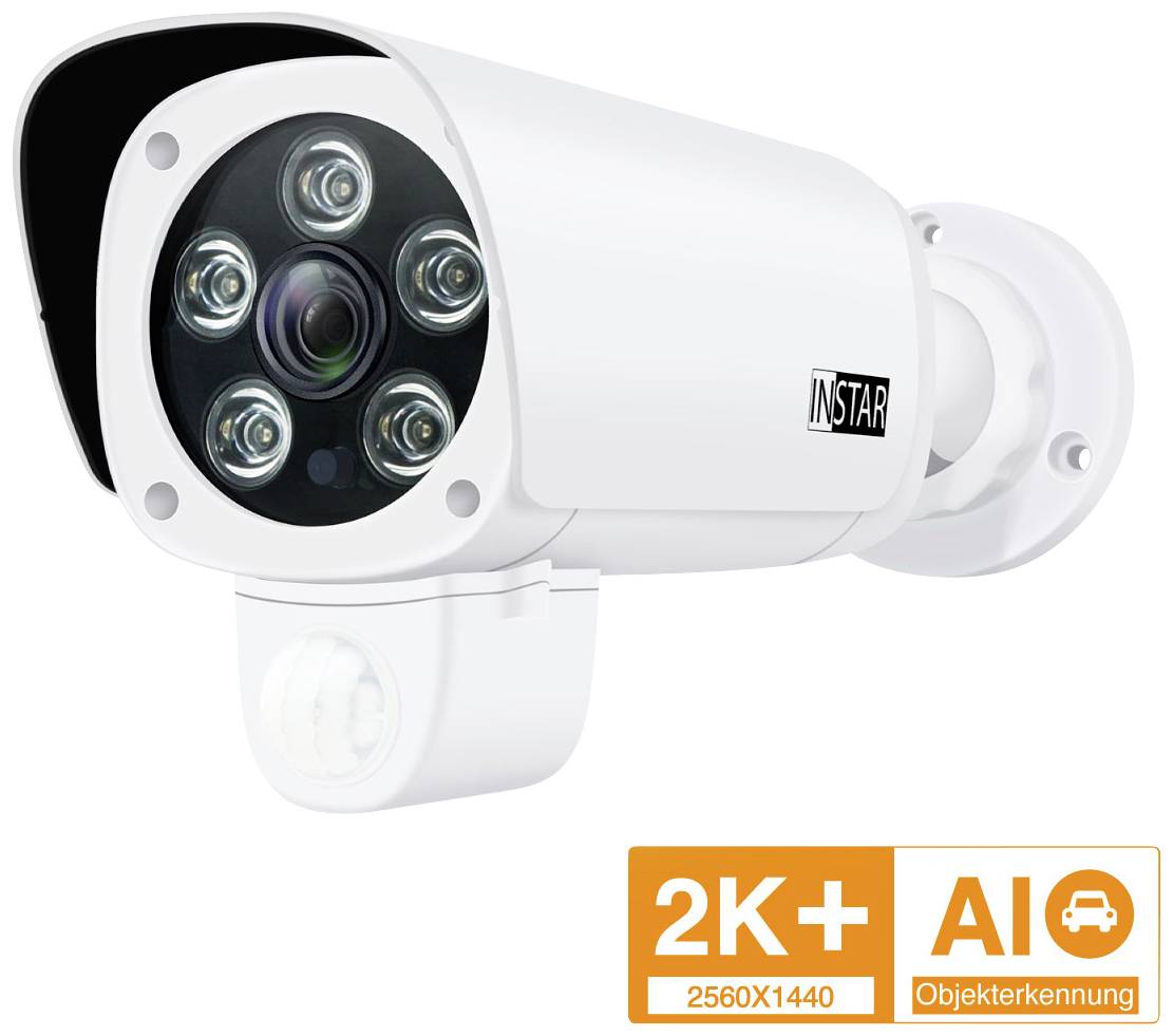 IP-камера відеоспостереження INSTAR IN-9408 2K+ LAN/WLAN ws 101665 WLAN 2560 x 1440 пікселів