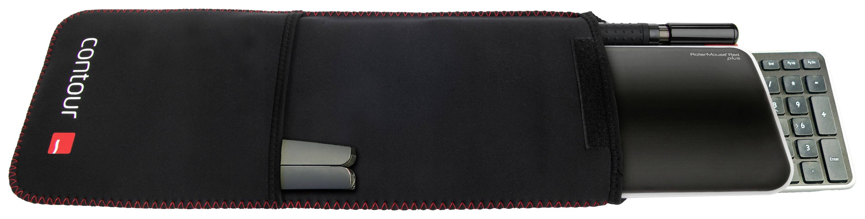 Klawiatura, zestaw myszy Contour Design RollerMouse Red Plus DE Travel Ergonomiczne, Podkładka pod nadgarstki Niemiecki,-1