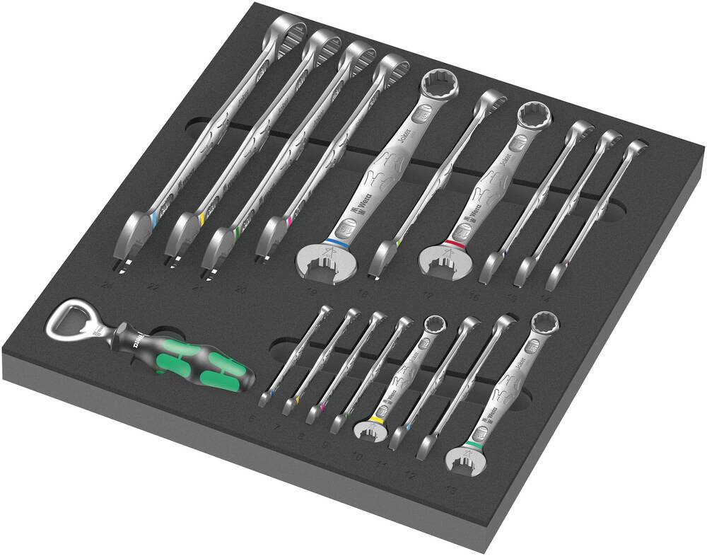 Набір комбінованих ключів Wera 05150121001 Joker, 18 предм. Розмір ключа (метрична система) (лише для Title) 6 - 24 мм