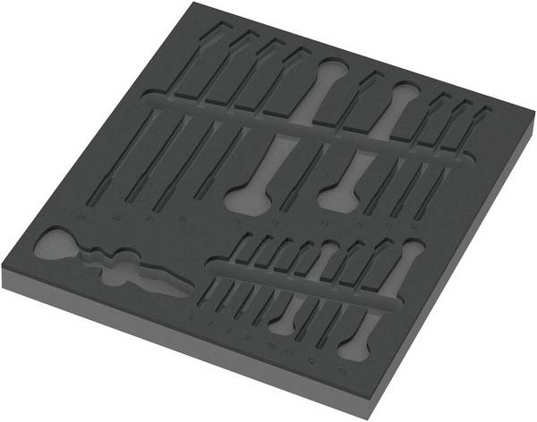 Wypełnienie piankowe Wera Joker 05137331001 Wymiary: (D x S x W) 344 x 392 x 30 mm