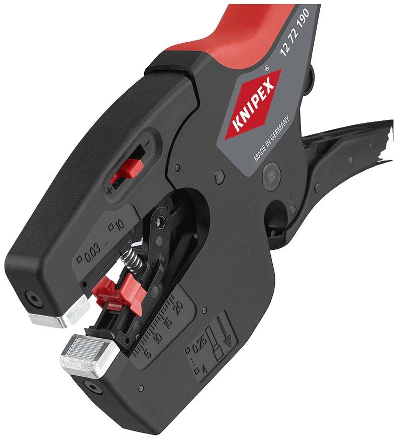 Обтискний інструмент Knipex NexStrip 12 72 190, від 0,03 до 10 мм²