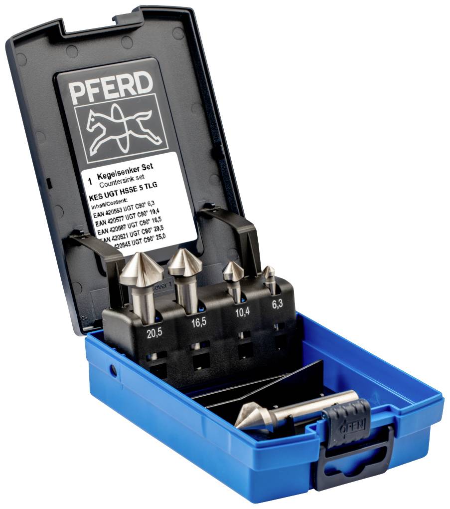 Набір зенкерів PFERD TOOLS SET UGT HSSE DIN 335 C90° 5TLG 25202194 1 набір