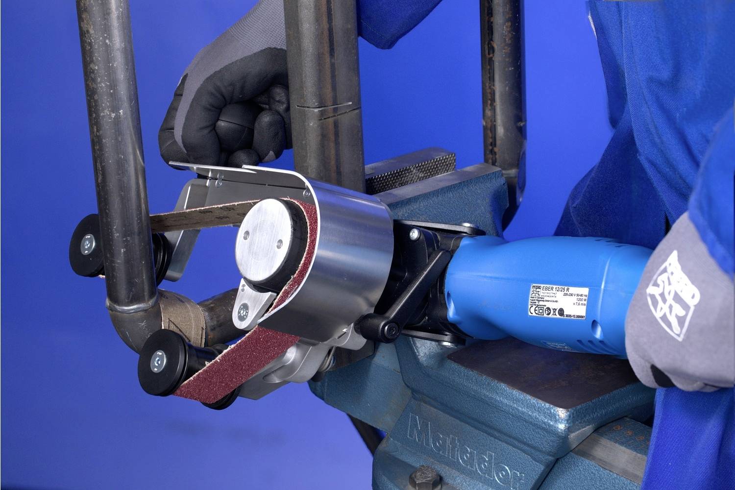 Стрічкова шліфувальна машина PFERD TOOLS EBER 12/25 R 83200260 1200 Вт