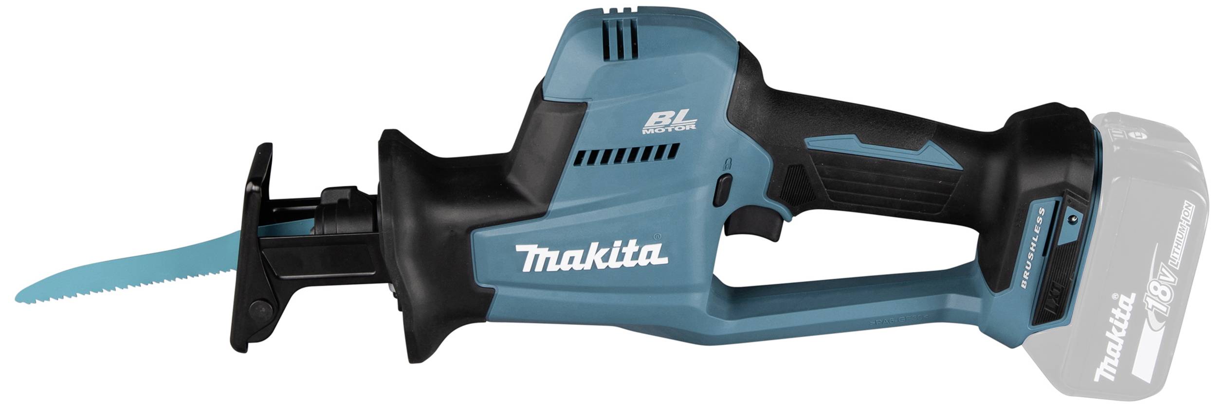 Акумуляторна шабельна пилка Makita DJR189Z без акумулятора, без зарядного пристрою