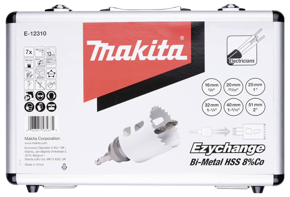 Набір діркових пил Makita E-12310 1 набір