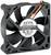 Czarny wentylator z etykietą z napisem 'SEPA DC Brushless Fan Model PLB60B', z przewodami i otworami montażowymi.