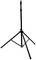 Czarny, regulowany statyw o trzech stabilnych nogach. Jest przeznaczony do podtrzymywania kamer lub źródeł światła.