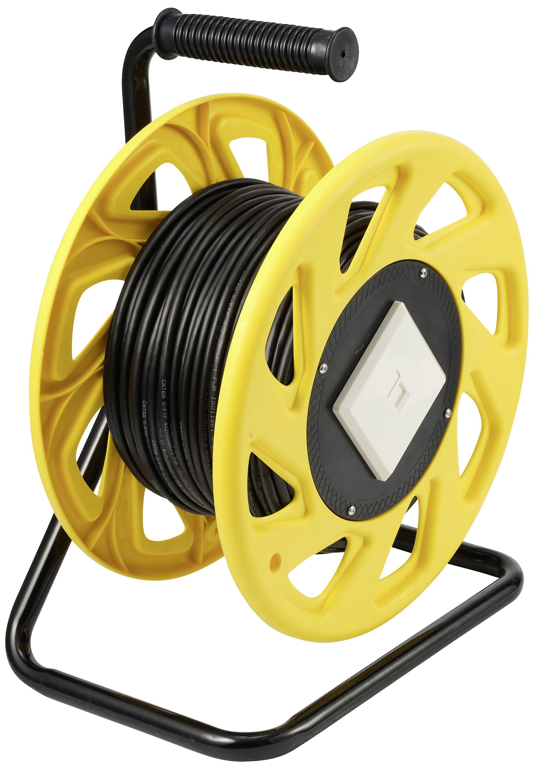 Кабель RJ45 на барабані Renkforce RF-5264732, CAT 6a, S/FTP, 60 м