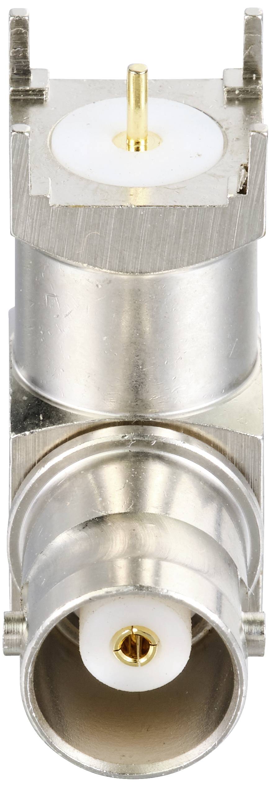 Роз'єм BNC TRU COMPONENTS 2632826, гніздо, для горизонтального монтажу, 50 Ом, 1 шт.